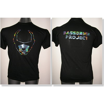 CAMISETA BASSDRUM PROJECT CHICO  -Fondo Negro- (chr044)